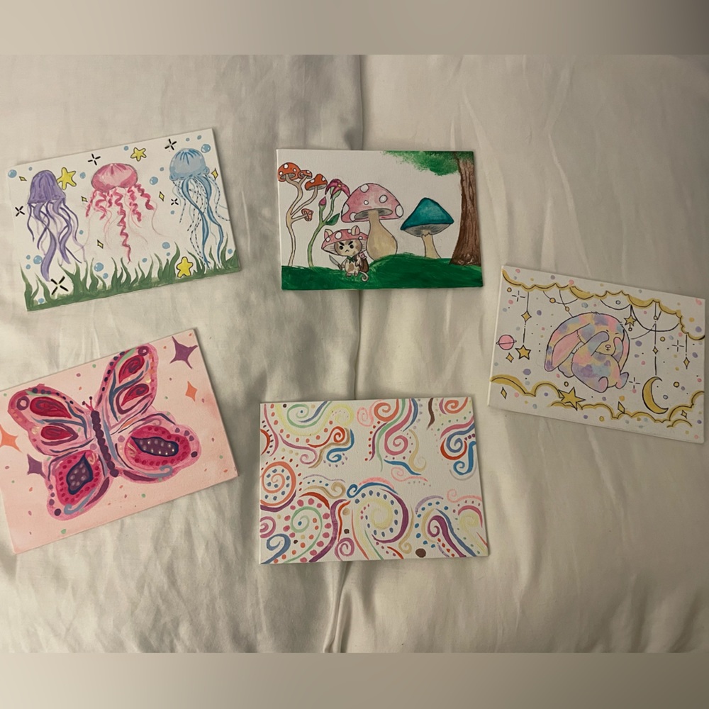 Hand Painted Watercolor Artwork